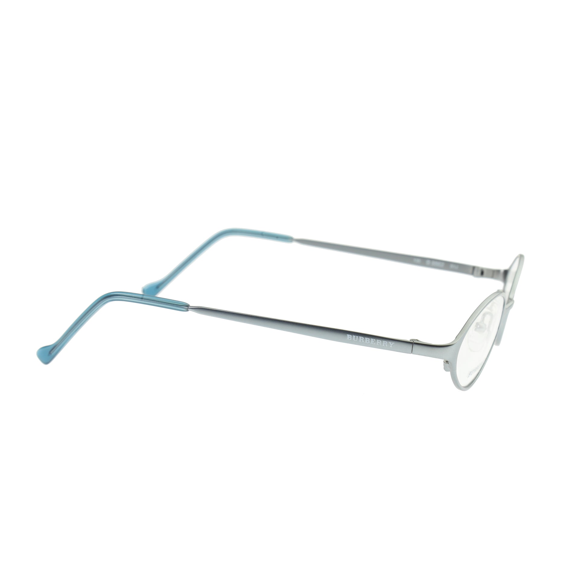 Burberry Silver Metal Oval Frame glasses Burberry