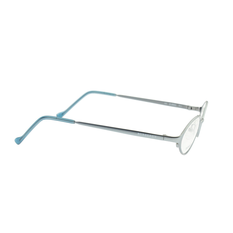 Burberry Silver Metal Oval Frame glasses thumbnail