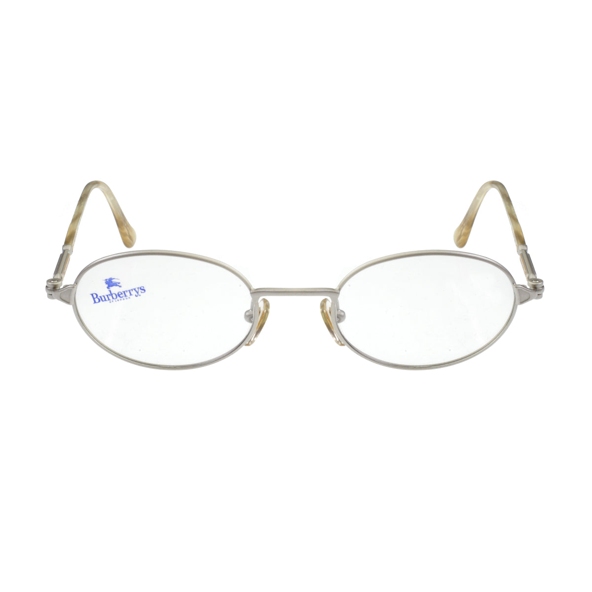 Burberry Silver Oval Frame glasses