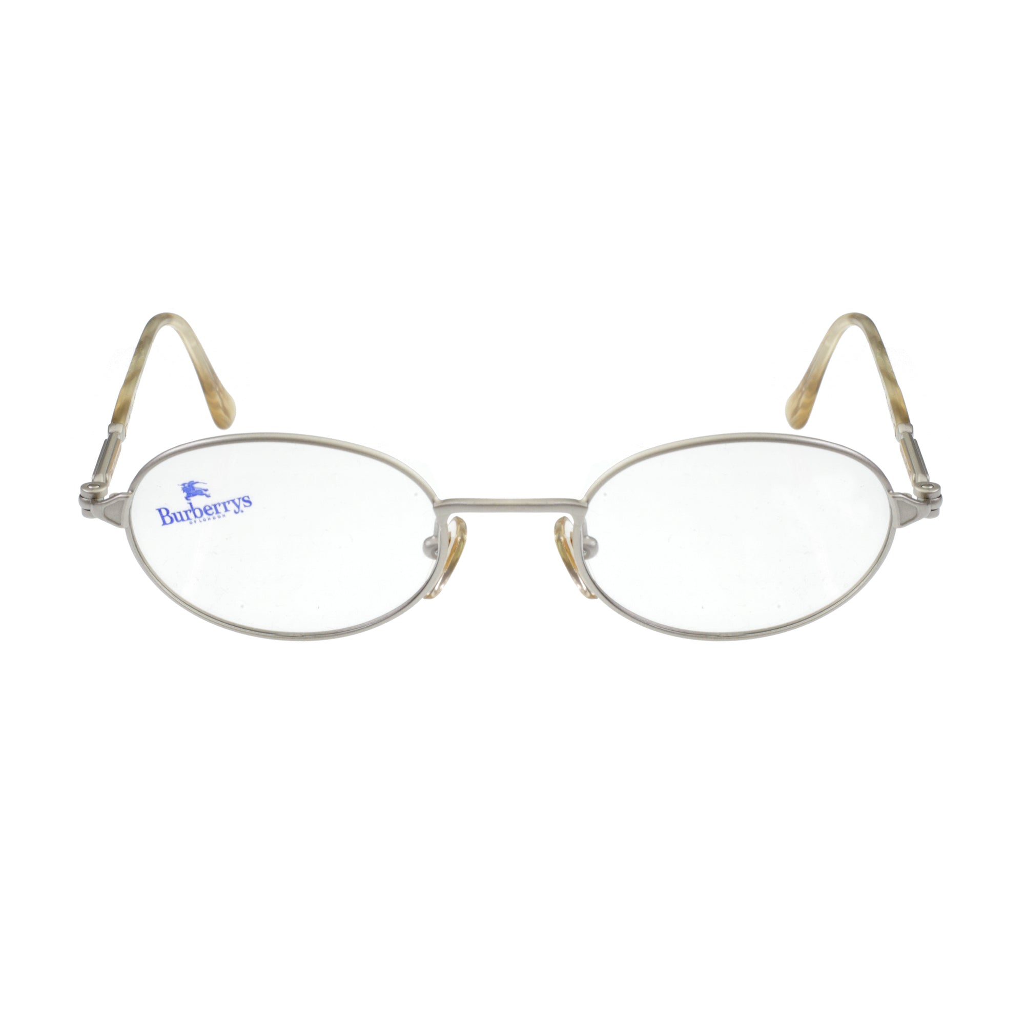 Burberry Silver Oval Frame glasses