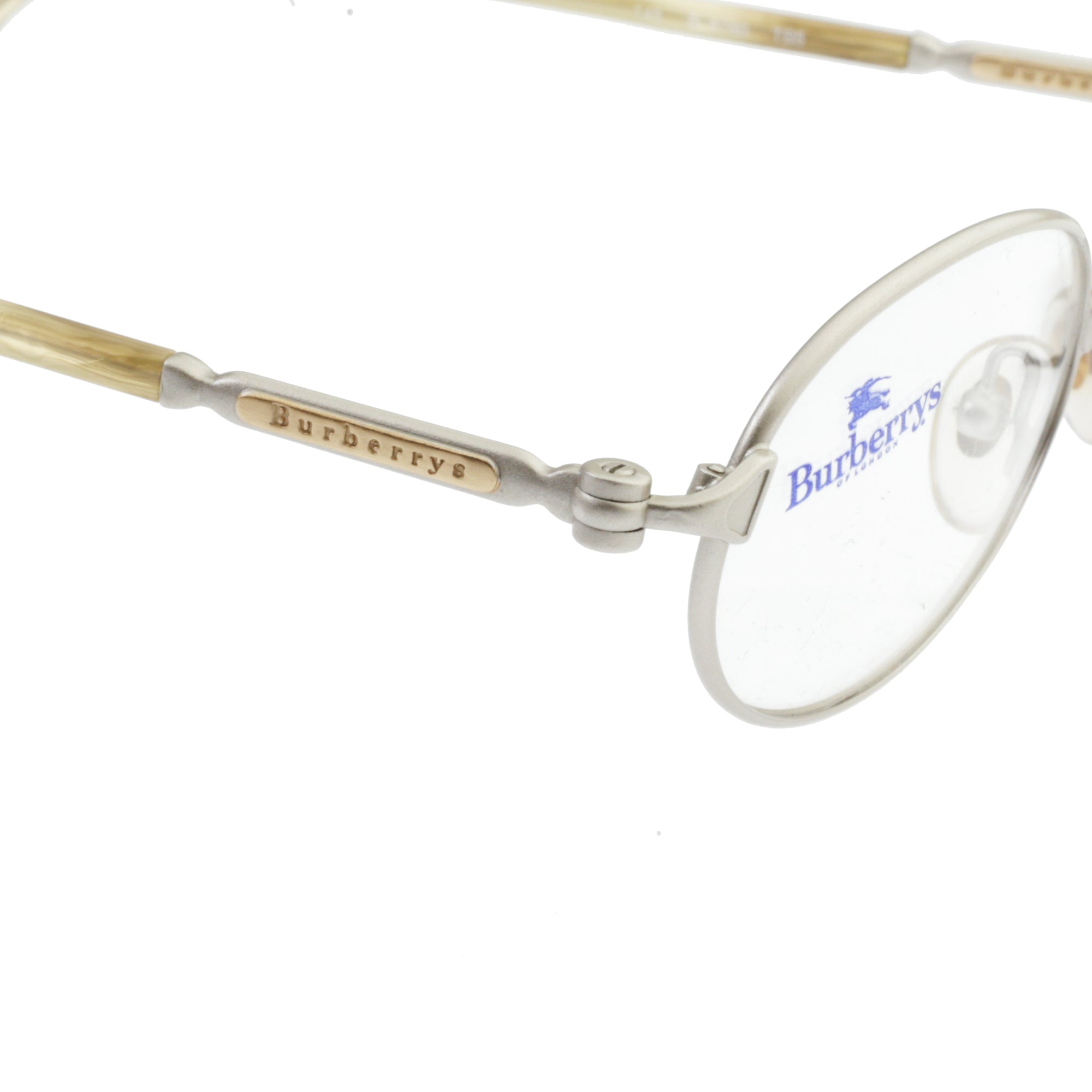 Burberry Silver Oval Frame glasses