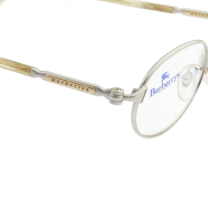 Burberry Silver Oval Frame glasses Burberry