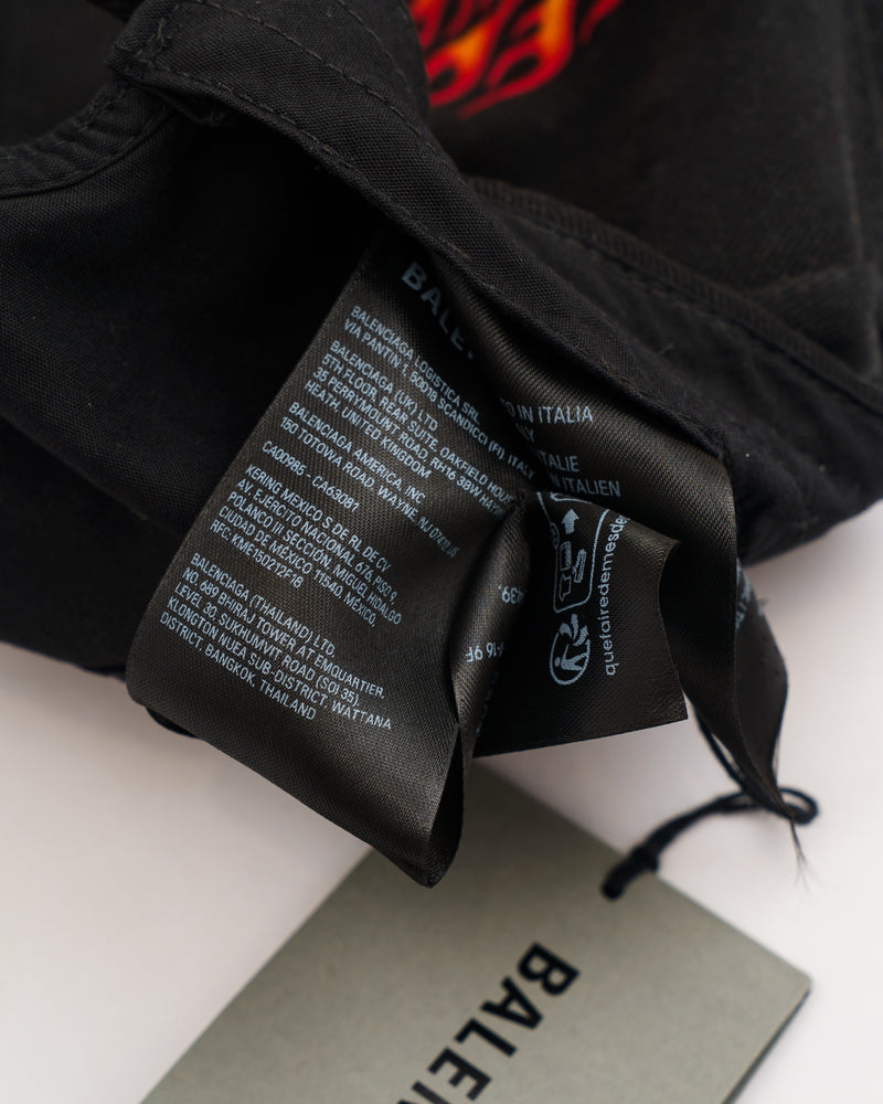 Balenciaga Flame Logo Baseball Cap thumbnail