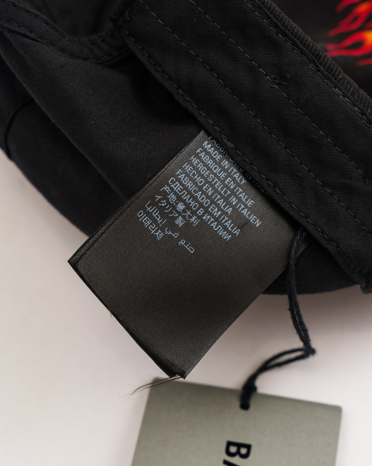 Balenciaga Flame Logo Baseball Cap