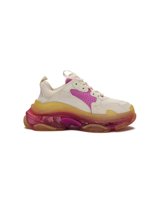 Balenciaga Triple S Clear Sole cream/pink sneakers