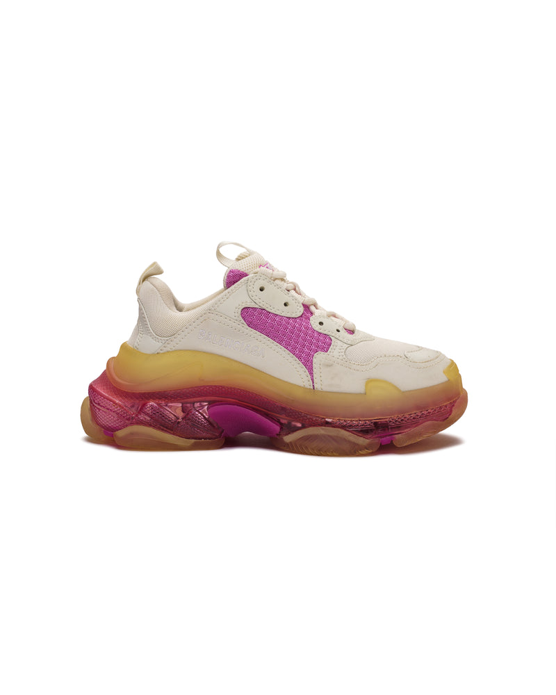 Balenciaga Triple S Clear Sole cream/pink sneakers