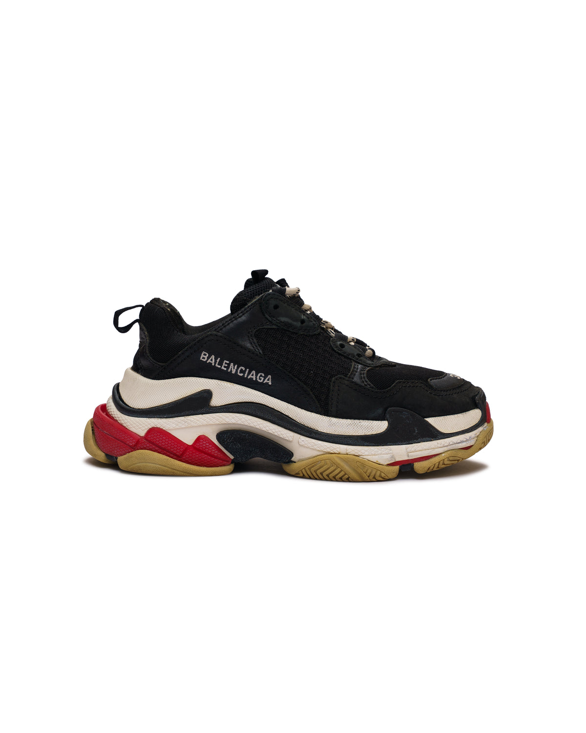 Balenciaga Triple S red/black sneakers