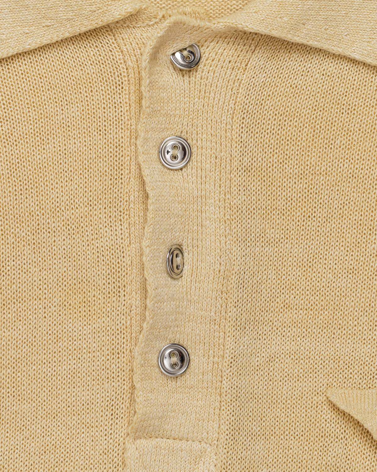 Bottega Veneta Fine Knit Linen Polo Shirt