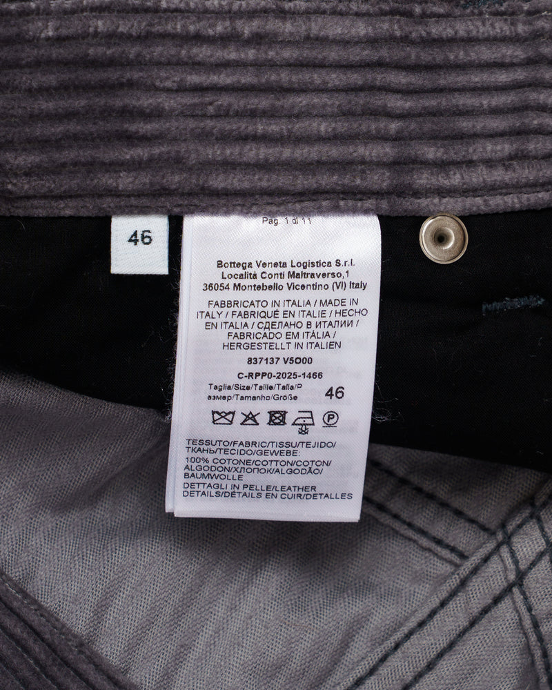 Bottega Veneta Straight-Leg Cotton Corduroy Trousers thumbnail
