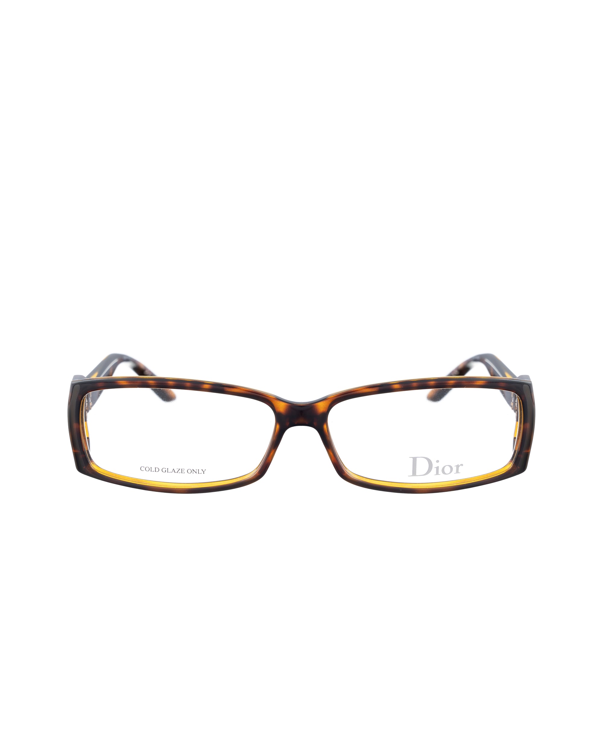Dior 00s Brown Tortoise Plastic Glasses