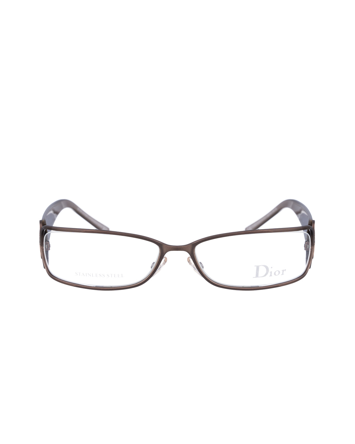Dior Vintage Metal grey temples glasses
