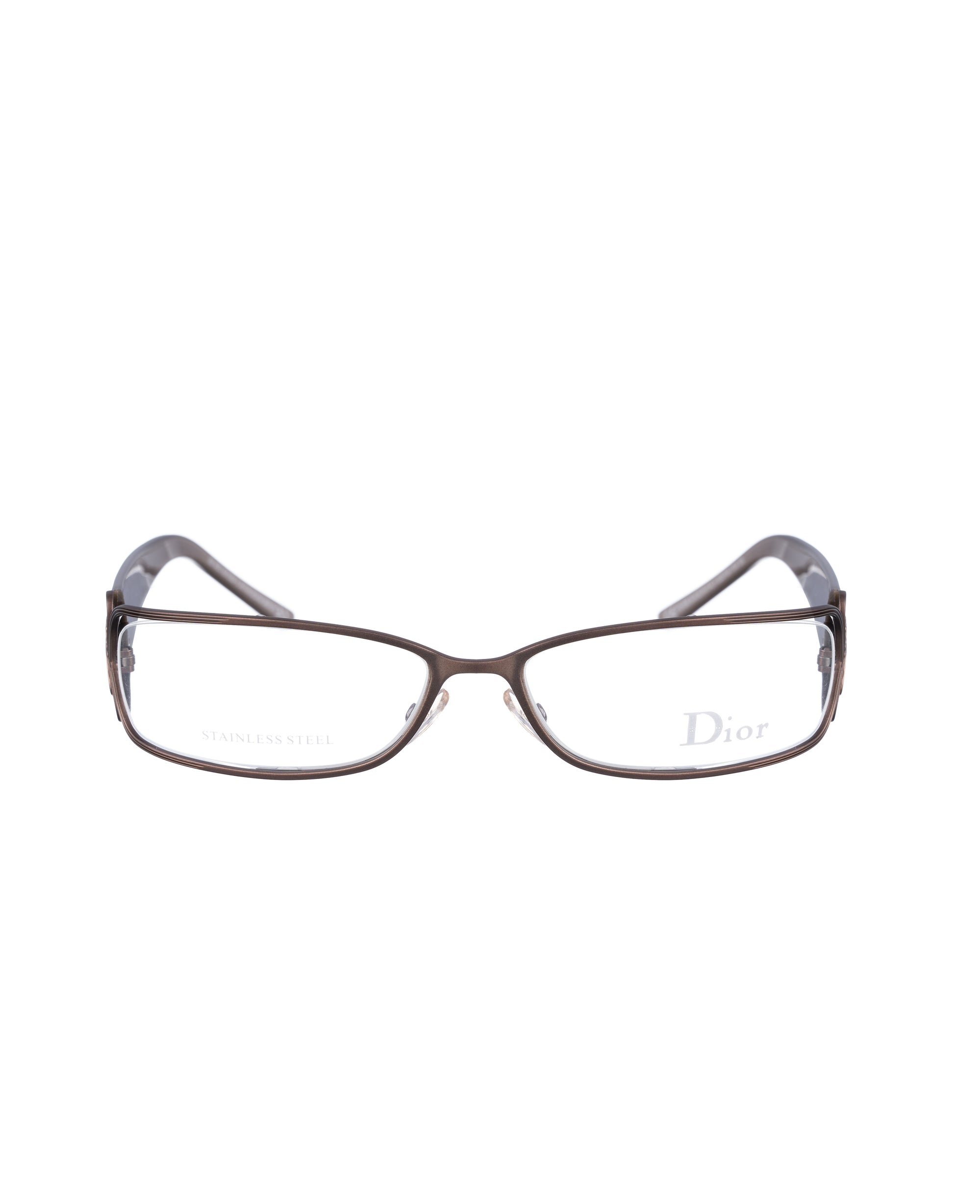 Dior Vintage Metal grey temples glasses Dior