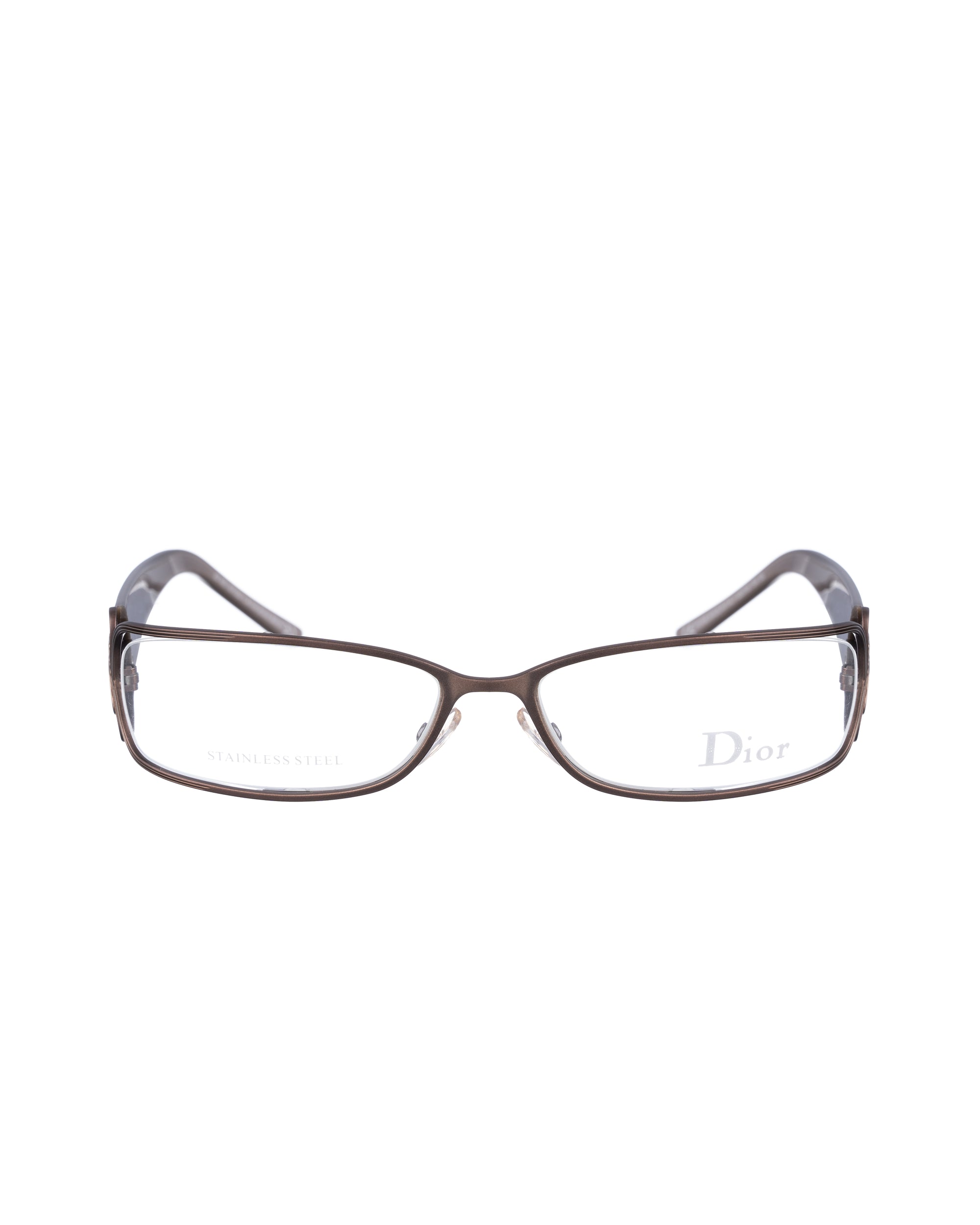 Dior Vintage Metal grey temples glasses