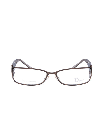 Dior Vintage Metal grey temples glasses Dior