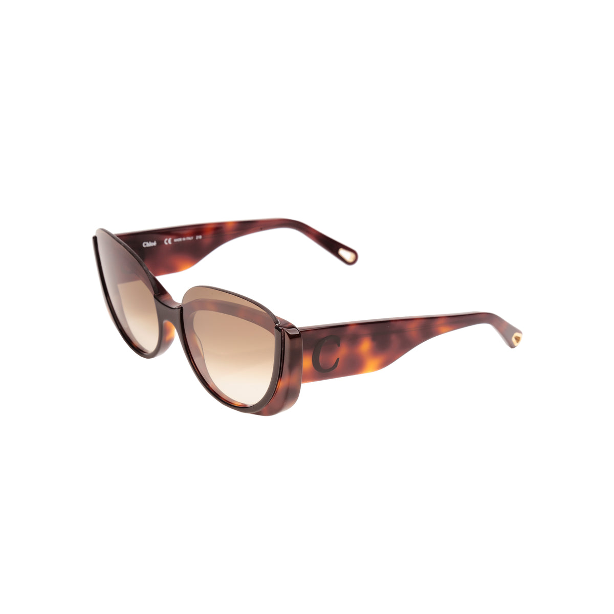 Chloe Cayla Havana Brown Sunglasses
