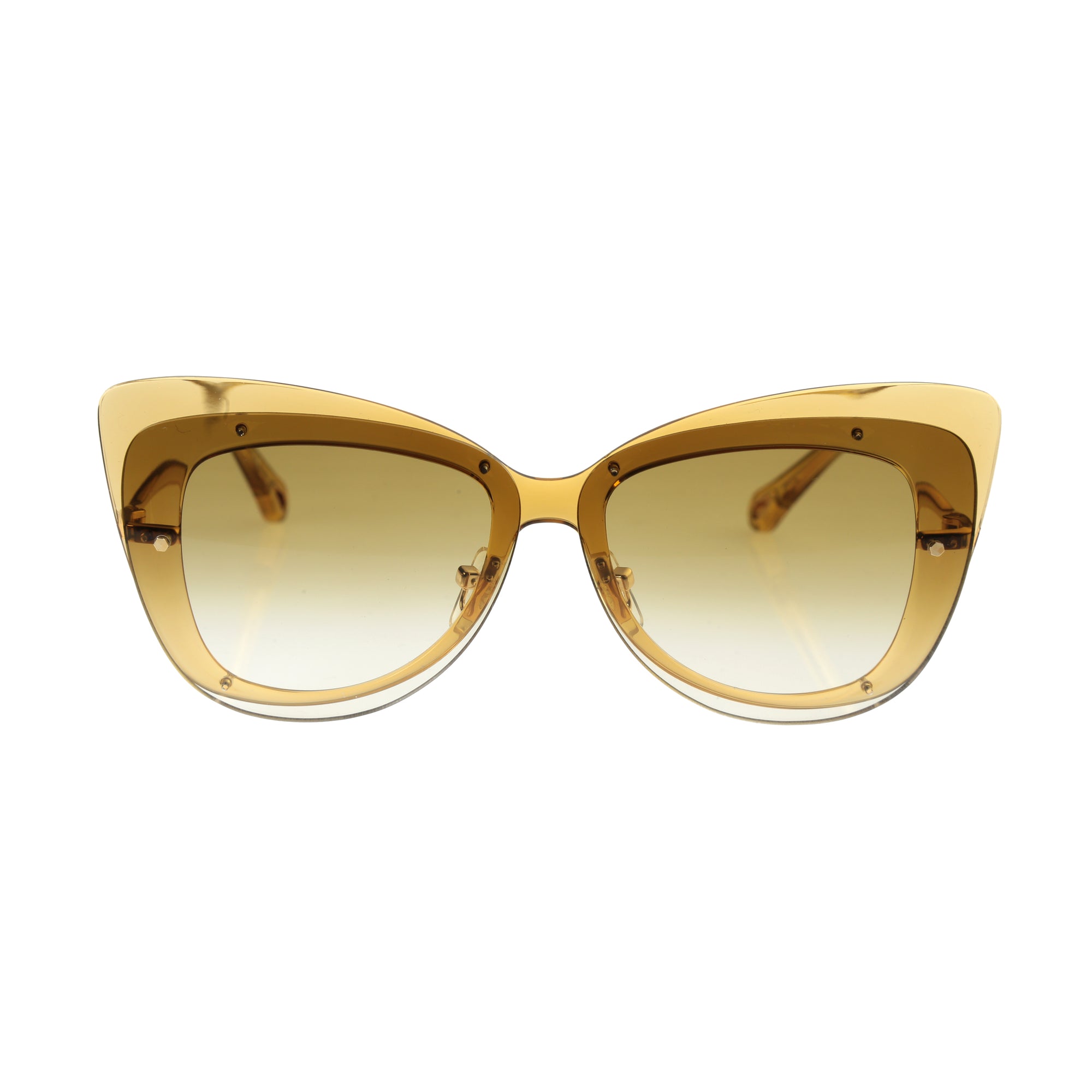 Chloe DREE Cat Eye Yellow Sunglasses