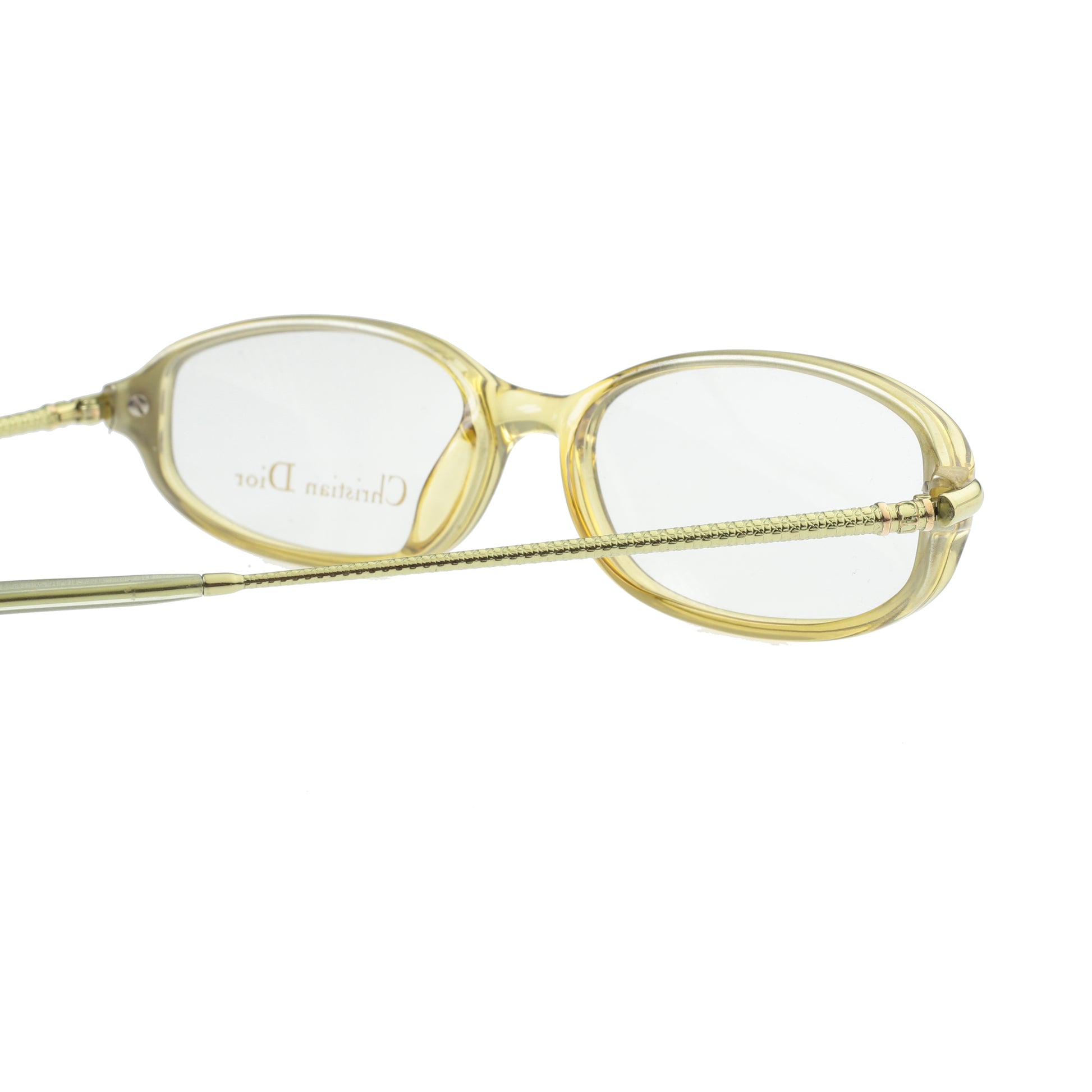 Christian Dior ’90s Green Plastic Frame Glasses Dior