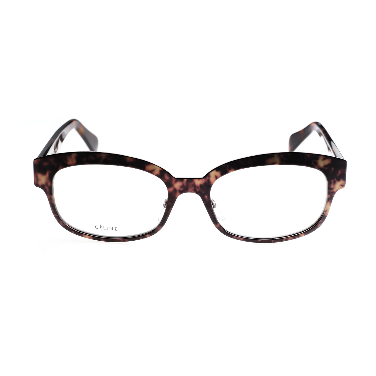 Celine Havana Brown Square-Frame Bold Glasses