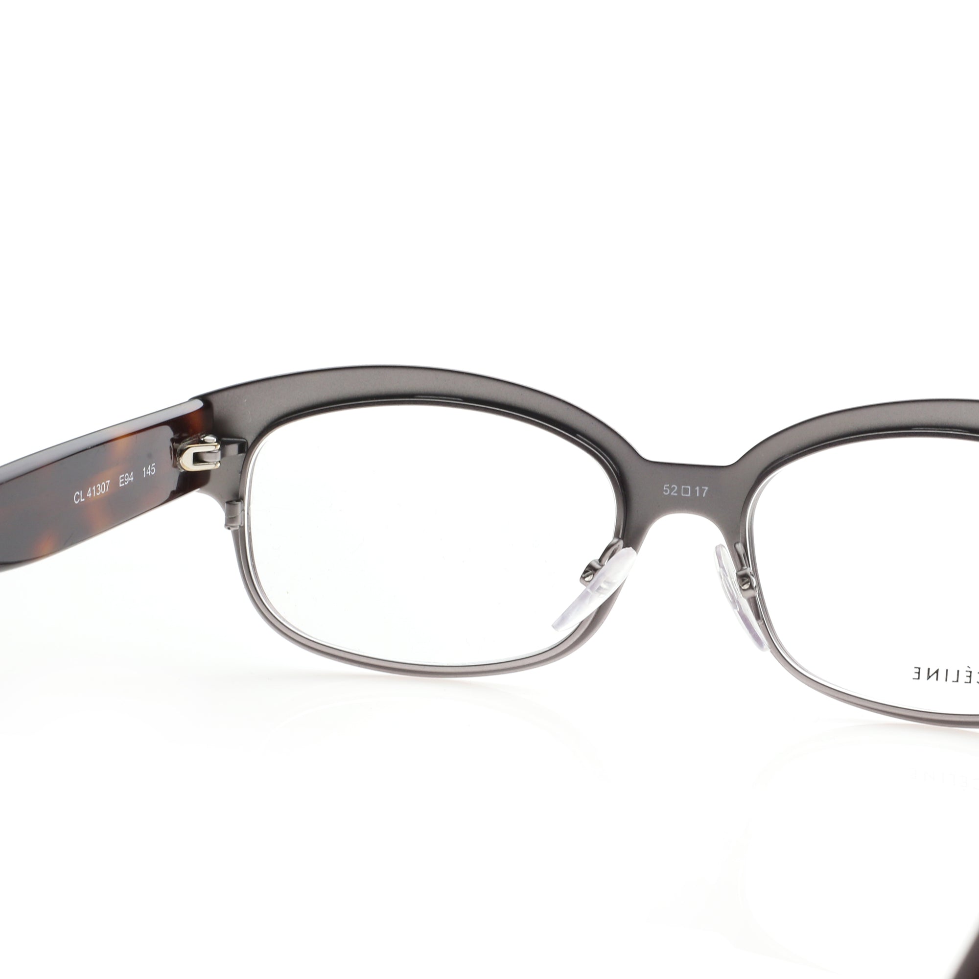 Celine Havana Brown Square-Frame Bold Glasses