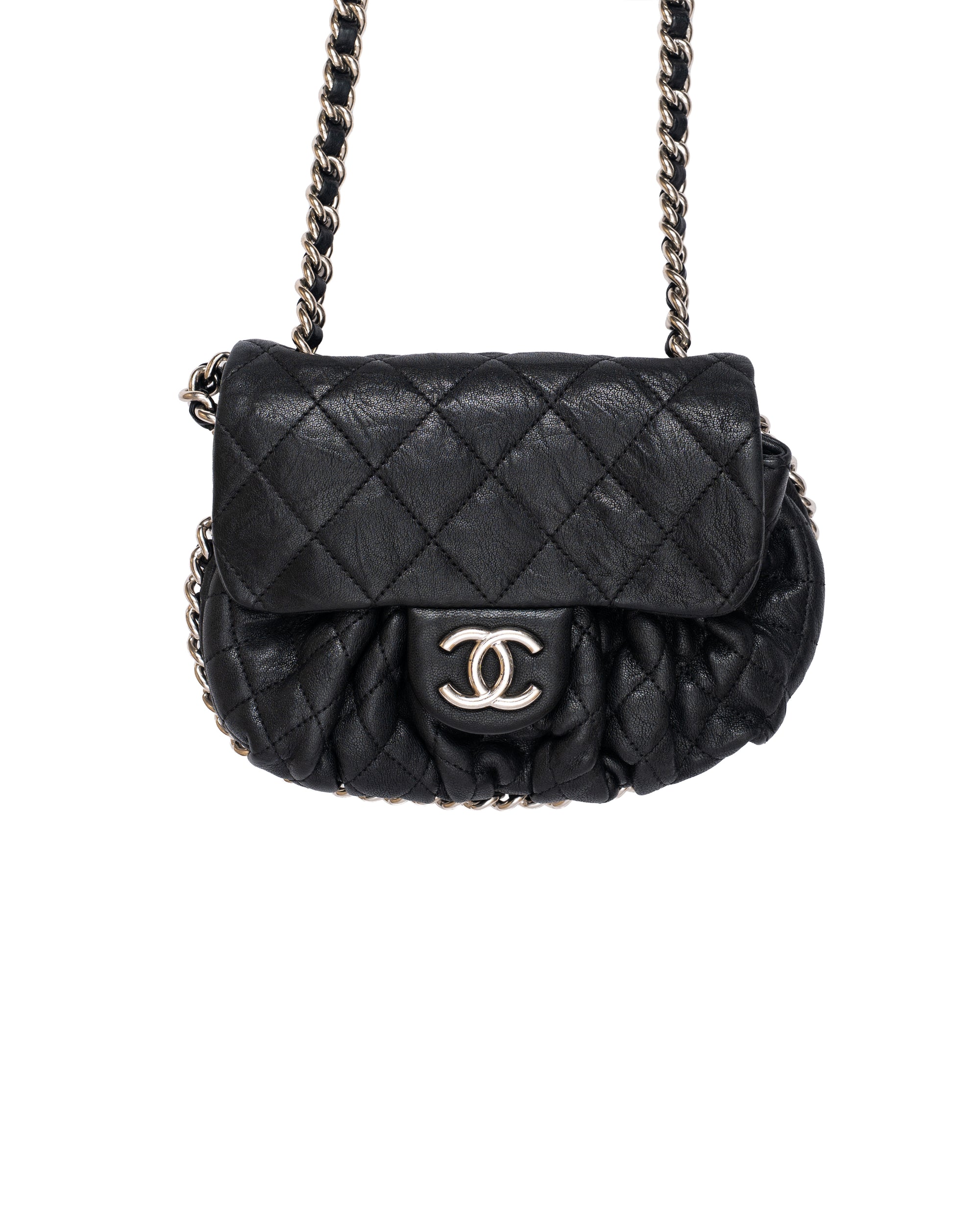 Chanel Chain Around Mini Flap Black