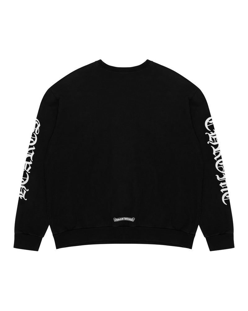 Chrome Hearts black crewneck sleeve logo thumbnail