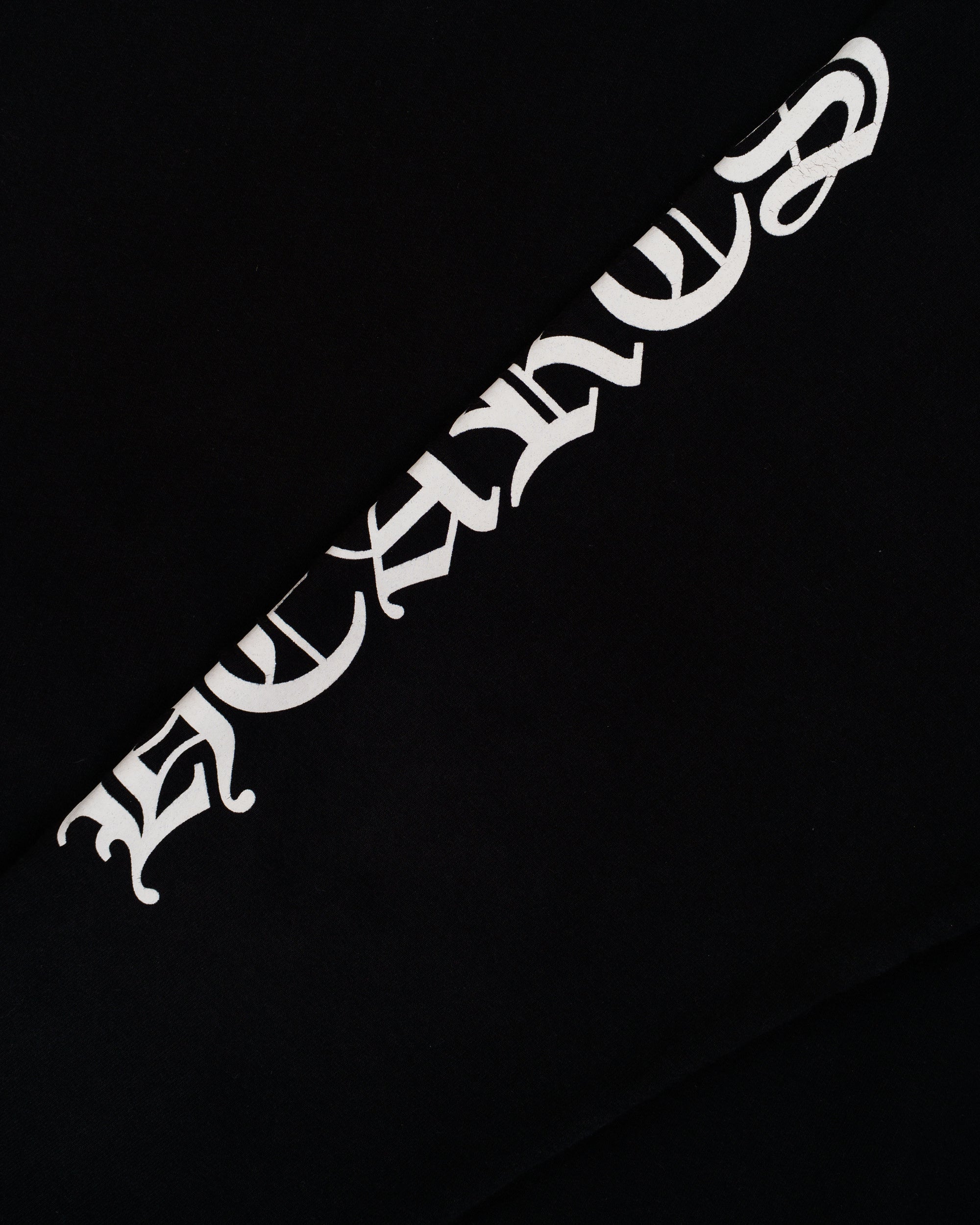 Chrome Hearts black crewneck sleeve logo