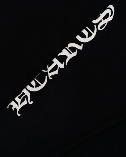Chrome Hearts black crewneck sleeve logo