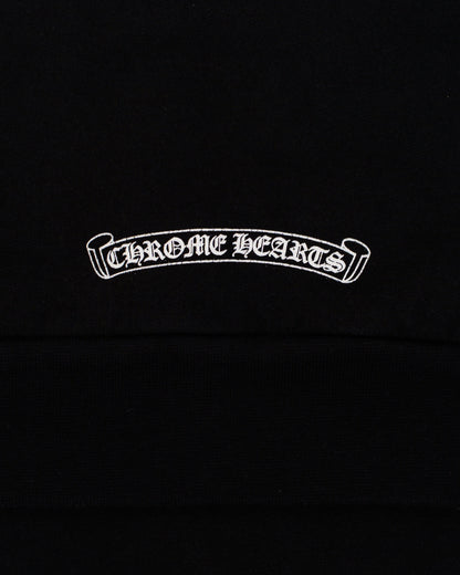 Chrome Hearts black crewneck sleeve logo