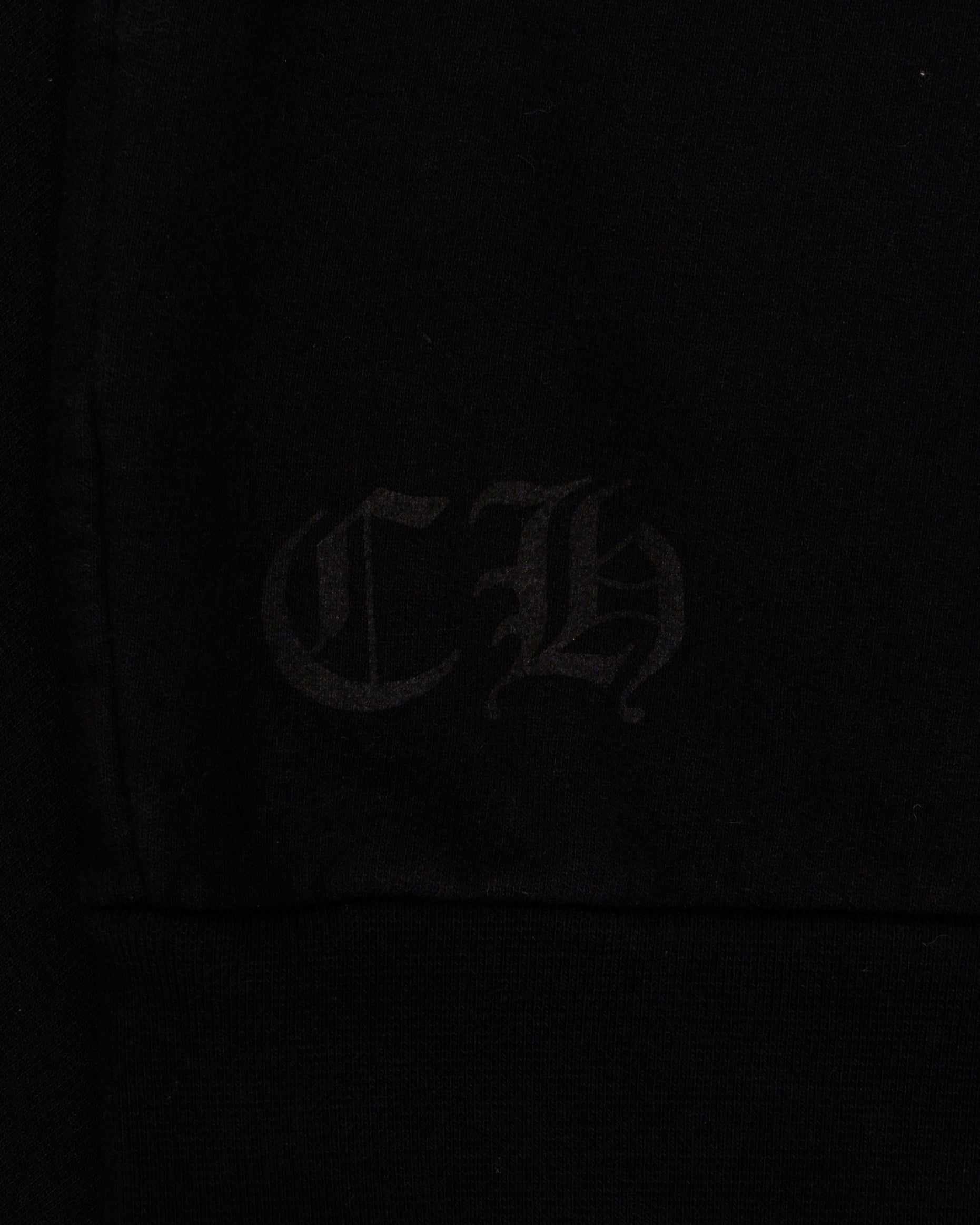 Chrome Hearts black crewneck sleeve logo