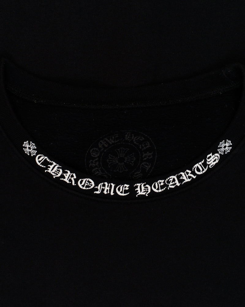 Chrome Hearts black crewneck sleeve logo thumbnail