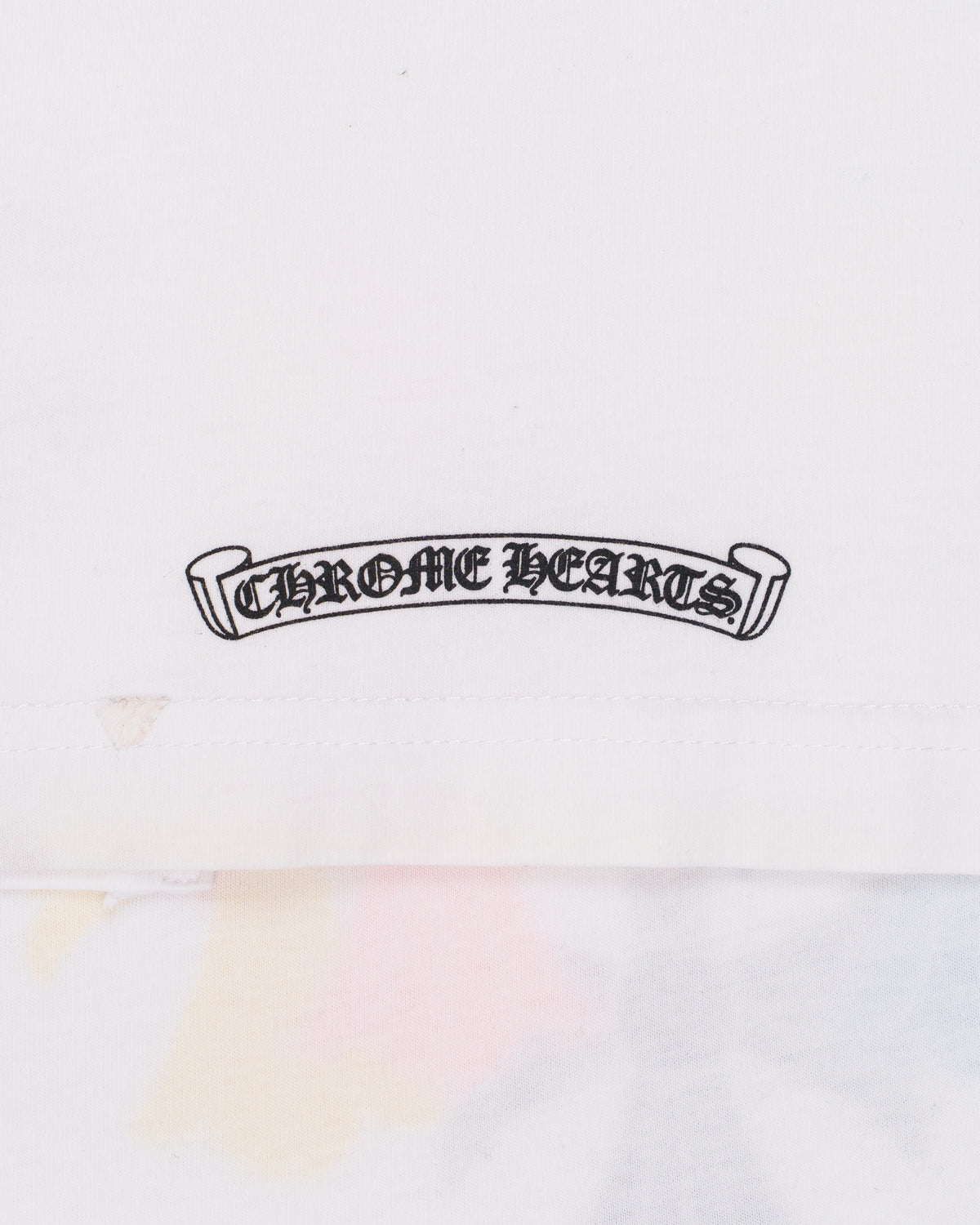 Chrome Hearts white tshirt multicolor crosses