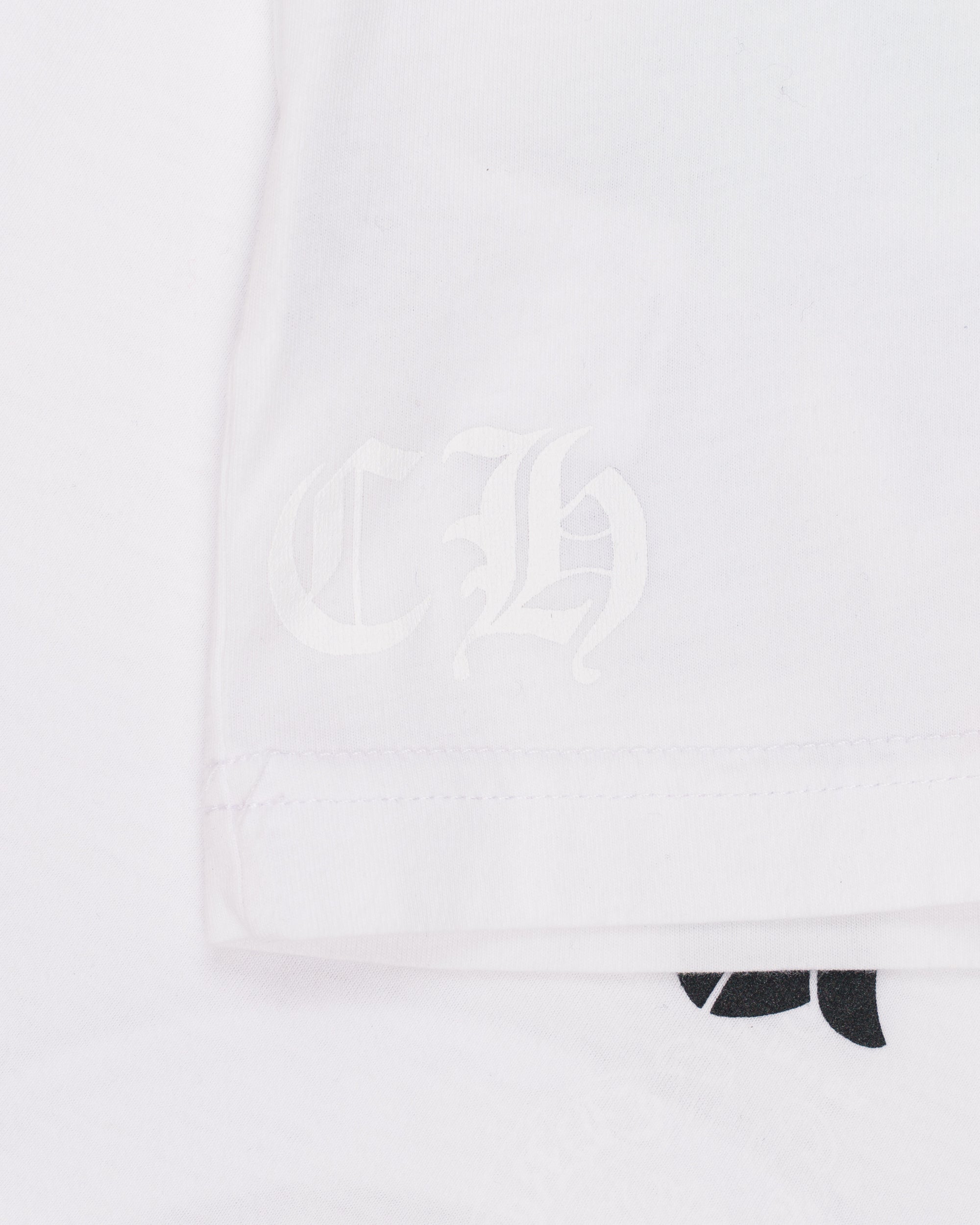 Chrome Hearts white tshirt multicolor crosses