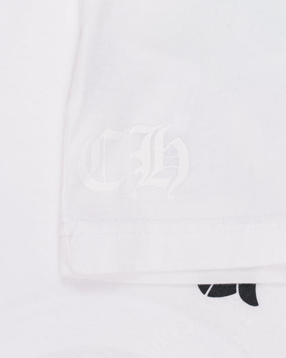 Chrome Hearts white tshirt multicolor crosses