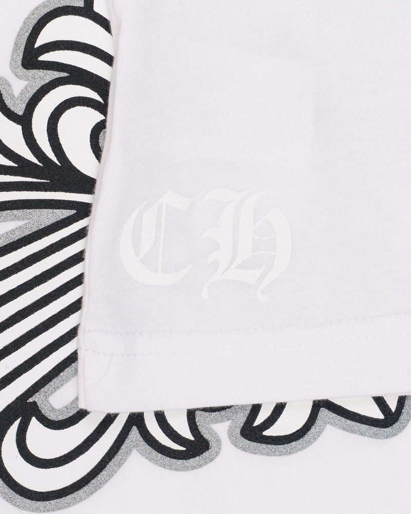 Chrome Hearts whtie floral glitter tshirt thumbnail