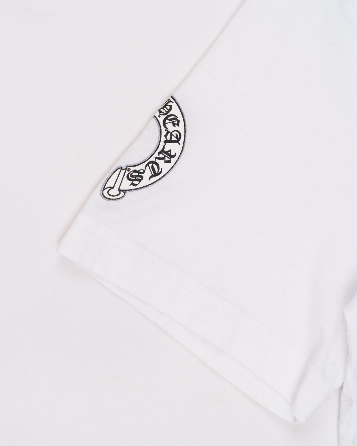Chrome Hearts whtie floral glitter tshirt