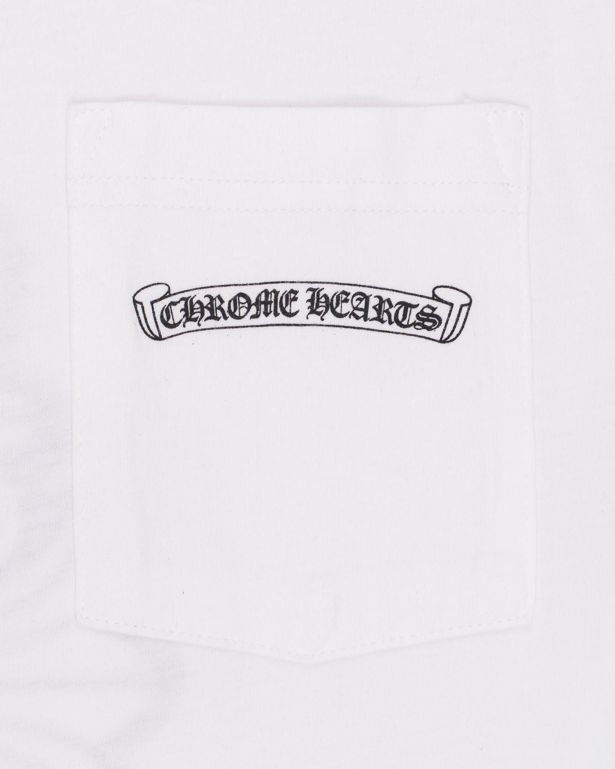Chrome Hearts whtie floral glitter tshirt