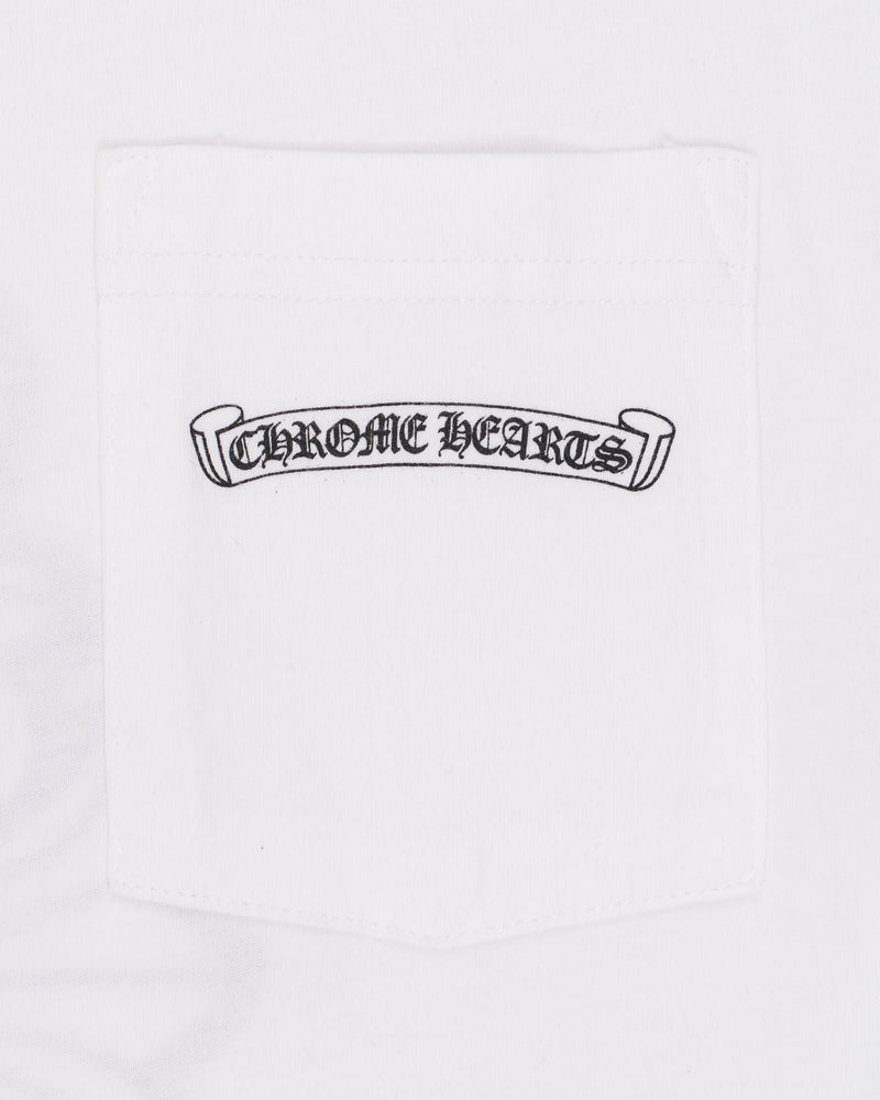 Chrome Hearts whtie floral glitter tshirt thumbnail