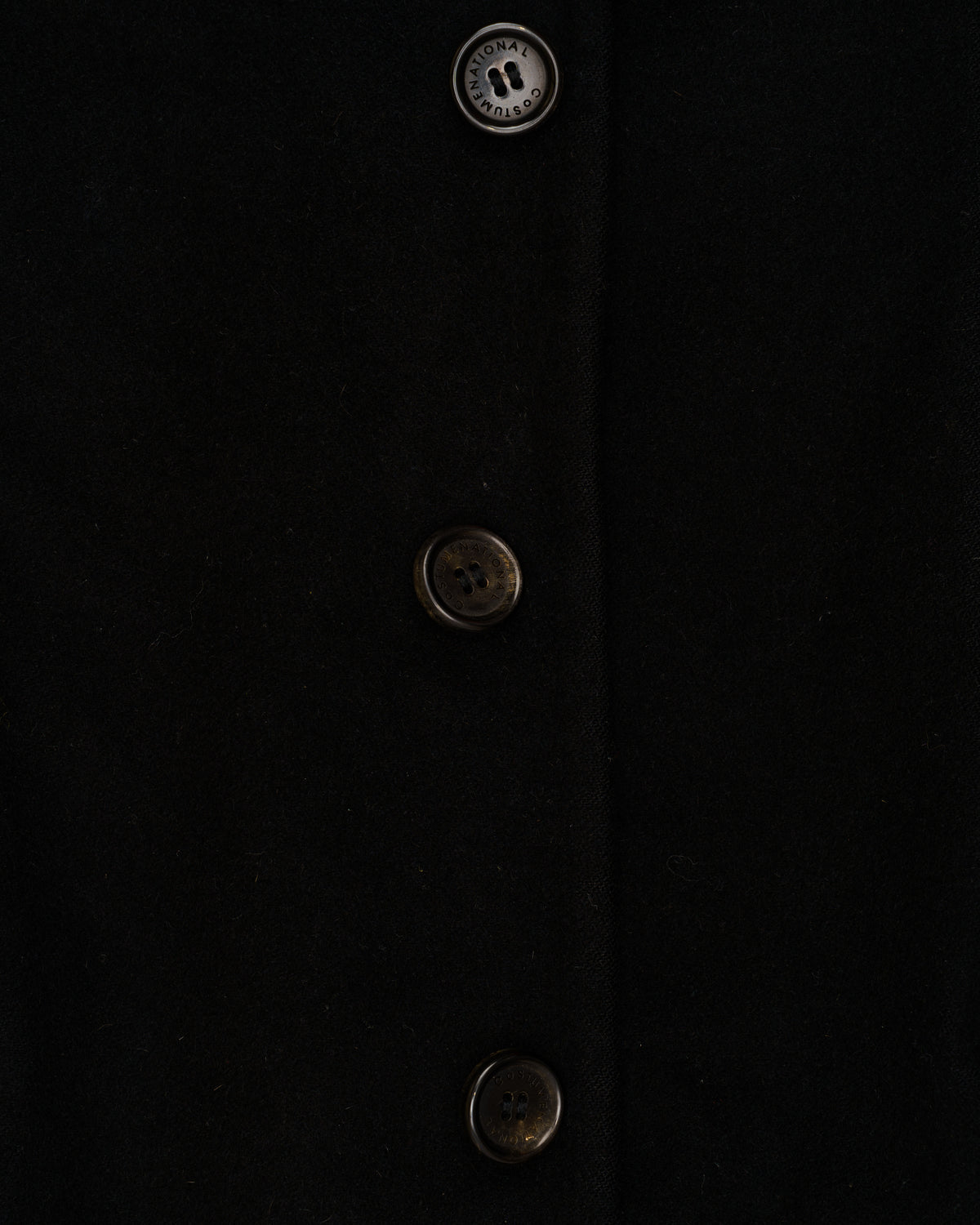 CoSTUME NATIONAL HOMME “City” Wool Cashmere Overcoat
