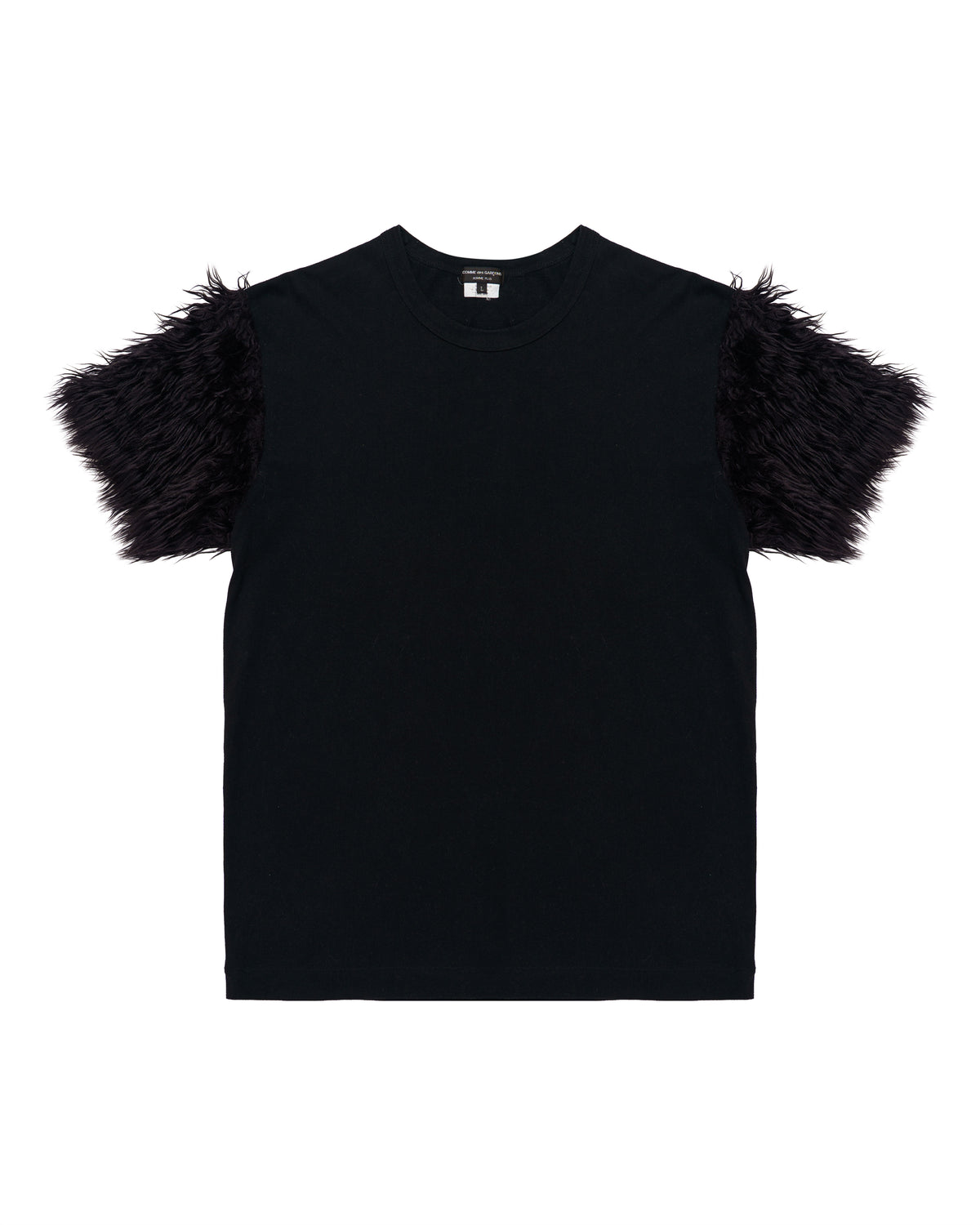 Comme des Garcons Homme Plus Faux Fur Sleeve T-Shirt