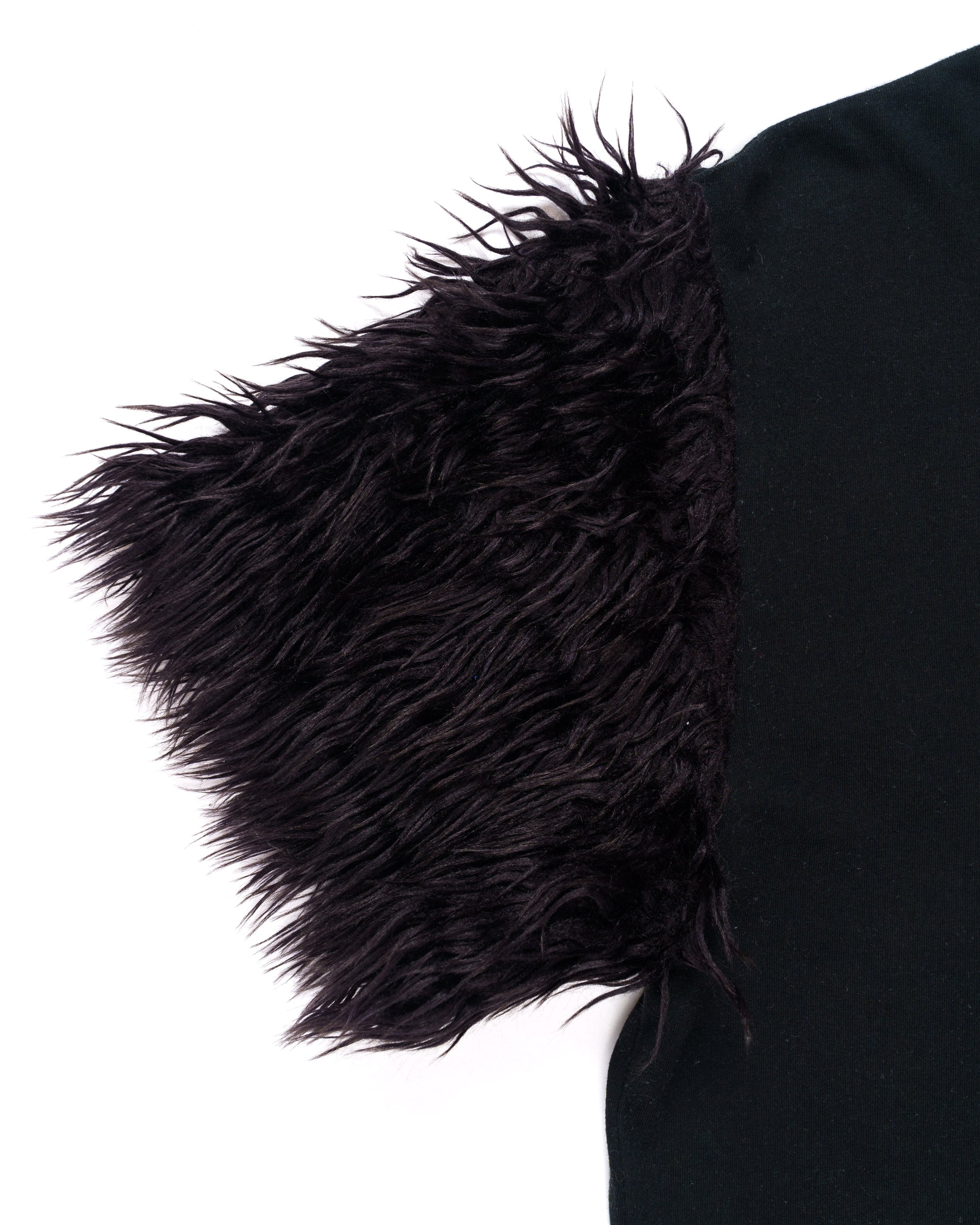 Comme des Garcons Homme Plus Faux Fur Sleeve T-Shirt