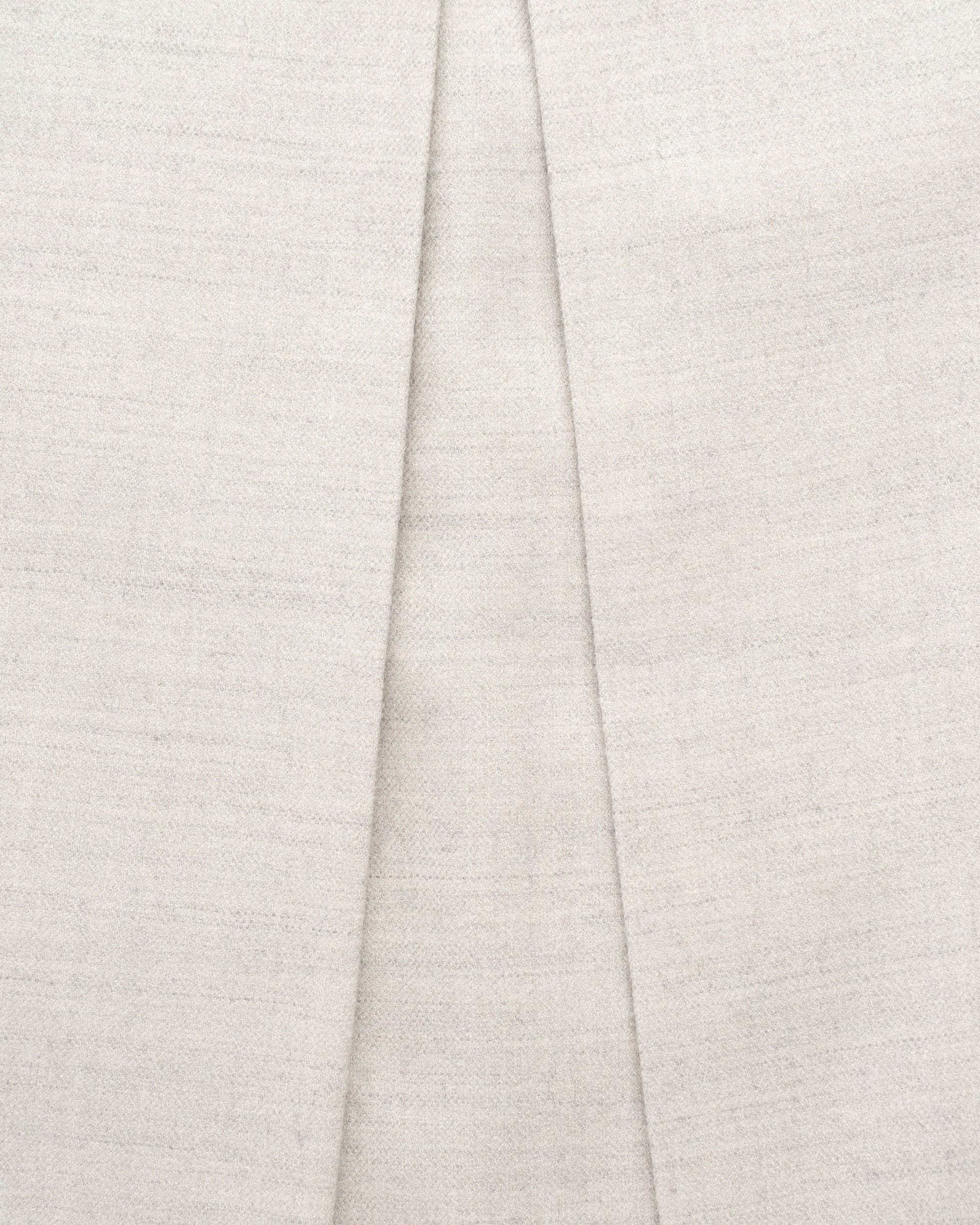 Hermes overlap grey midi skirt