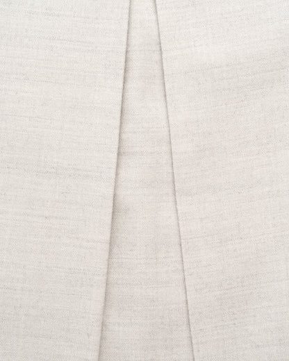 Hermes overlap grey midi skirt Hermès
