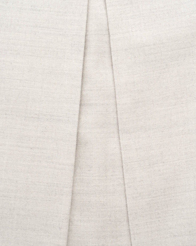 Hermes overlap grey midi skirt thumbnail