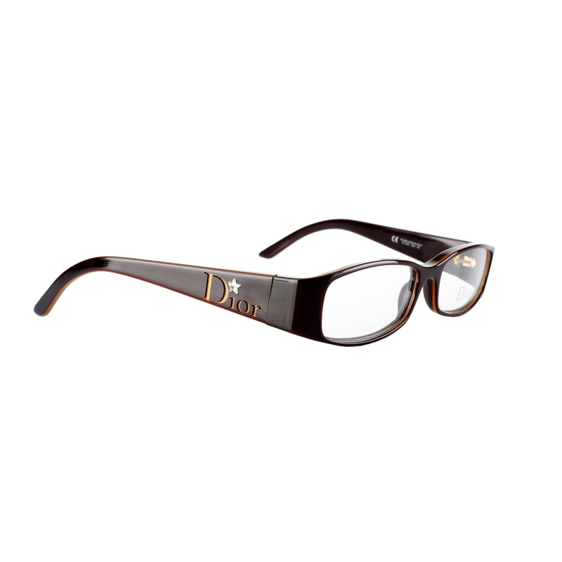 Christian Dior Brown Crystal Star Flat glasses thumbnail