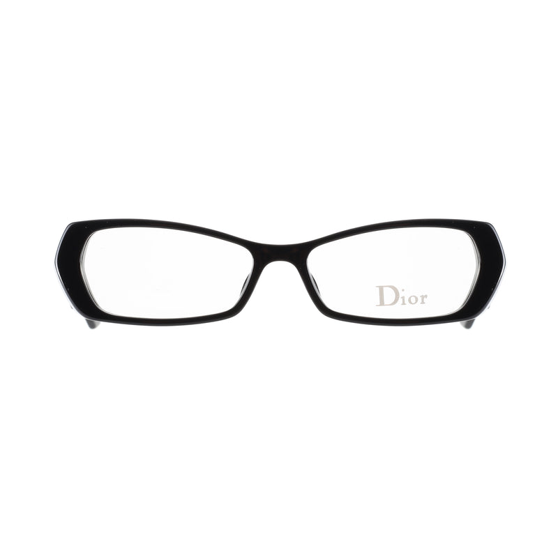 Christian Dior ’00s Black Wide Plastic Frame Glasses thumbnail