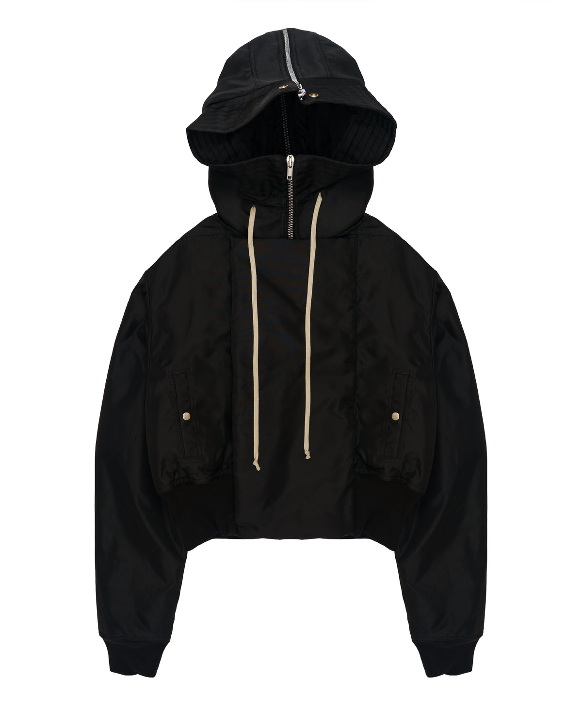 DRKSHDW Rick Owens Alice Cropped Padded Hooded Bomber Jacket