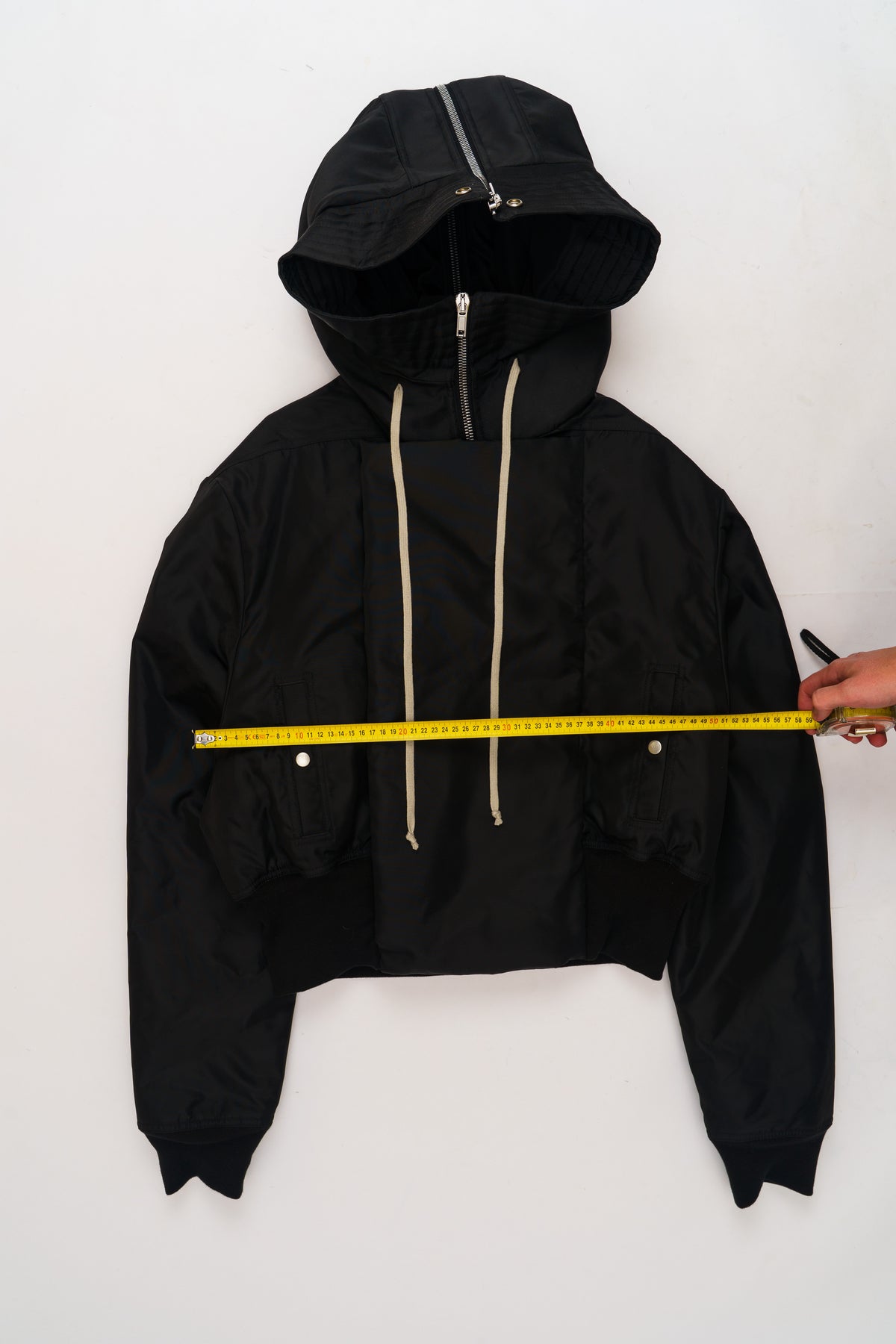 DRKSHDW Rick Owens Alice Cropped Padded Hooded Bomber Jacket