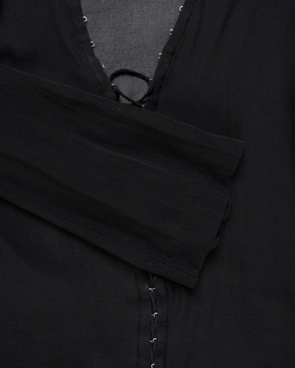 Dion Lee semi-sheer mesh laced top