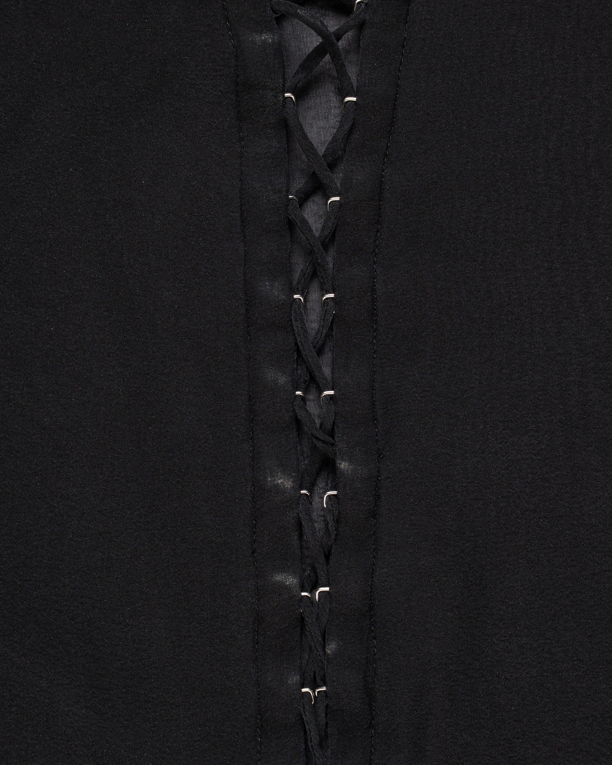 Dion Lee semi-sheer mesh laced top Dion Lee