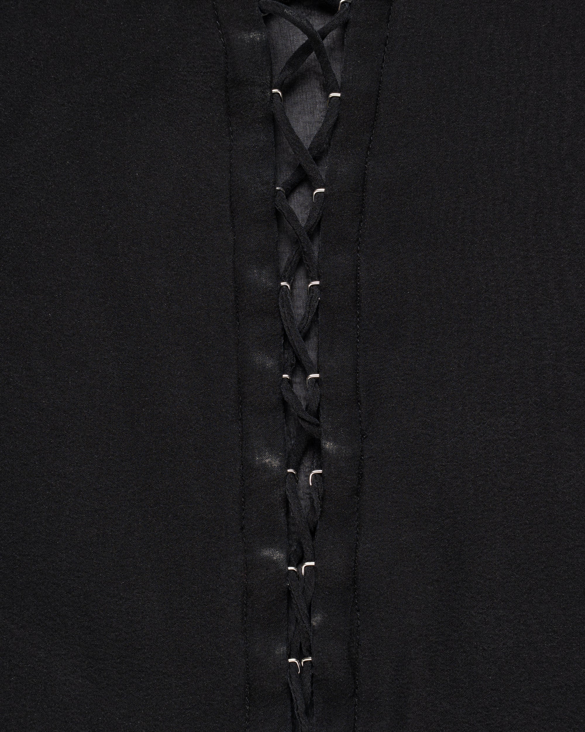 Dion Lee semi-sheer mesh laced top
